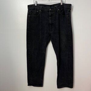 Levi's 505 Black Denim Men's Jeans W40 L30‎